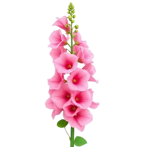 Pink Hollyhock